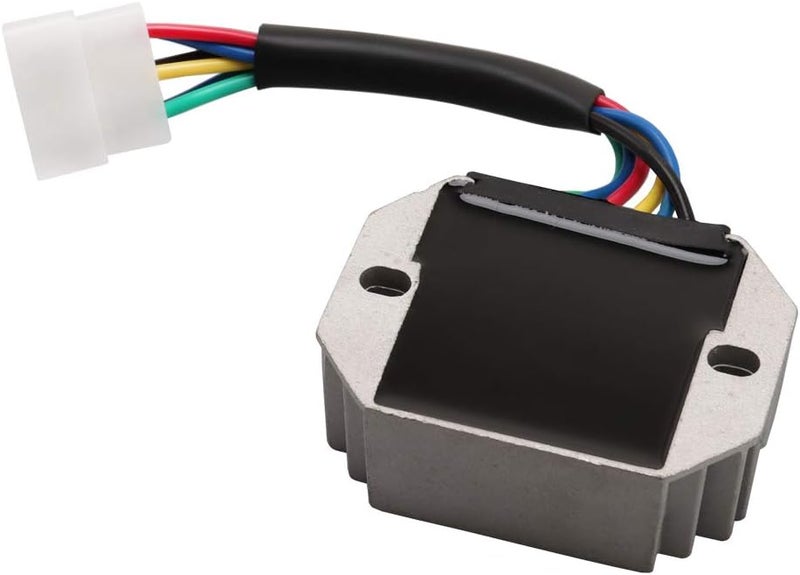 JSMANCAVE Voltage Regulator Rectifier Fits For Kubota Grasshopper Kokusan Denki Yanmar ZD18 ZD21 ZD25 718D 721D 1822D 721G RTV500 185530 RS5101 15351-64600 15351-64601 15351-64603 15531-64601 19267-64600 - Image 5